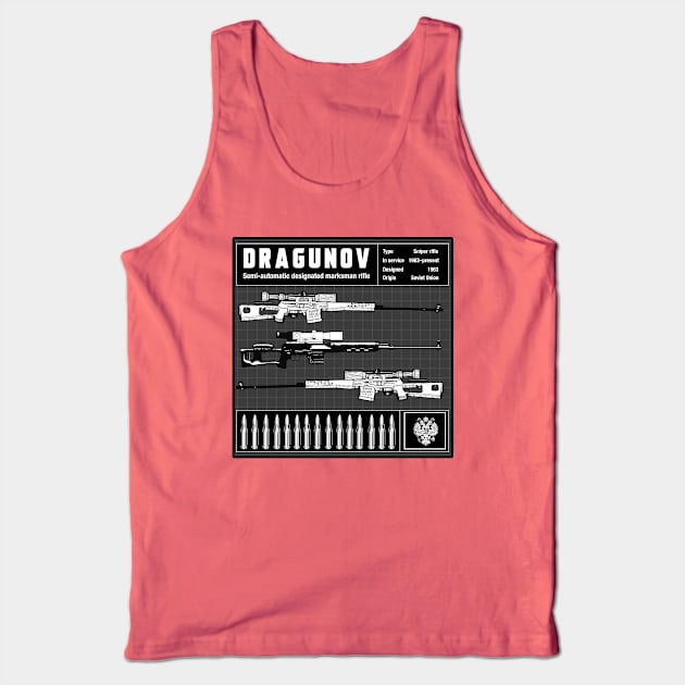 DRAGUNOV Tank Top by theanomalius_merch